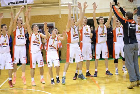 2015.01.28 DNB LKF Mažosios taurės finalas: Sūduva-Mantinga - Žalgiris-2 – 40